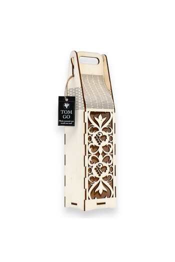 TOM GO Wine bottle gift box with handle