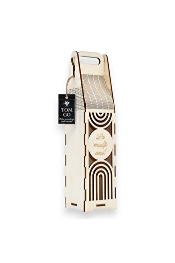 TOM GO Wine bottle gift box with handle