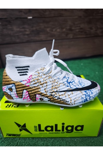 ARS Ayakkabı Laliga Air Twingo Children's Sock Boots Football Carpet Field Shoes Adult Prof Ankle Sports Cleats