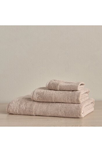 Generic Ribbed 2-Piece 600 GSM Turkish Cotton Hand Towel Set - 50x70 cm