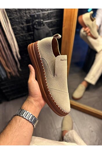 pabucmarketi Men's Casual Shoes Mink Suede