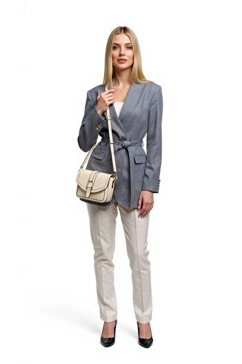 PayBuy Women's Mini Hand and Shoulder Bag with Buckle, Leather Look, Stylish Design, Daily Use, Weekend