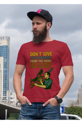 MVRDAR Unisex 100% cotton t-shirt with proverbs in Romanian and English