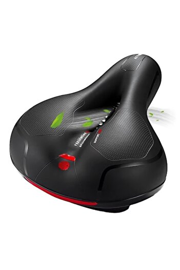 EBA Bicycle Saddle, Memory Foam, Shock Absorption, Anti-Slip, Ergonomic, Breathable, Waterproof, Uni