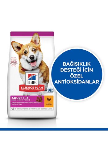 Hill's Science Plan Small & Mini Adult Dog Food With Chicken 3Kg