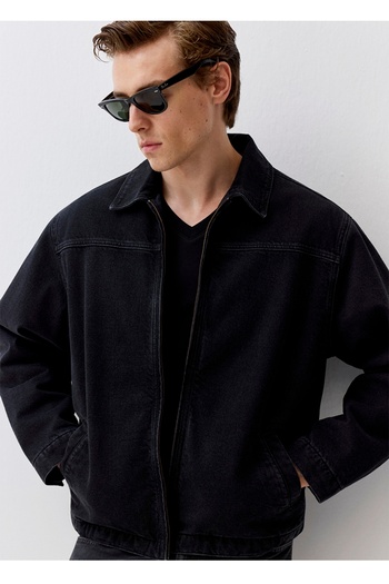Mavi Oakland Edition Dark Anthracite Jean Jacket