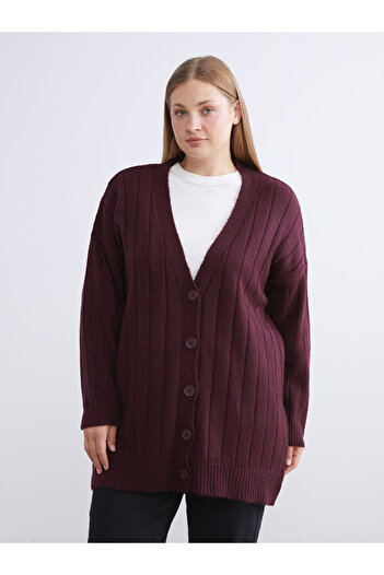 LC Waikiki Sparkling Selections from Shining Store |   V-Neck Women's Knitwear Cardigan