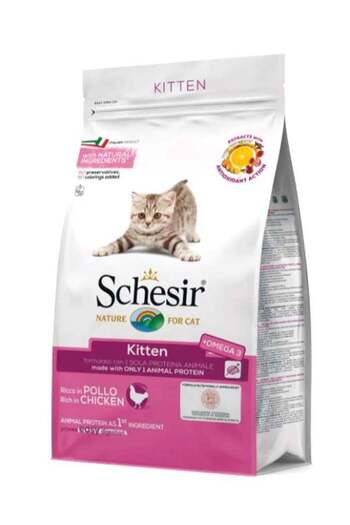 Schesir Kitten Dry Food Maintenance With Chicken Multicolour 1.5kg