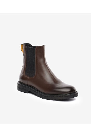 Greyder Women's Brown Genuine Leather Chealse Boots 5K2Ob35361