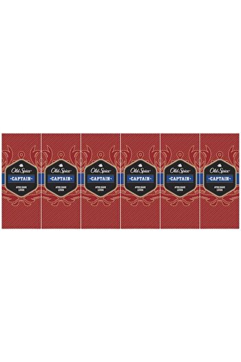 Old Spice Set 6 x Captain After Shave 100ml Fresh Scent