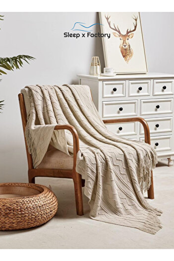 Sleep x Factory European Throw Blanket – Soft Microfiber – Lightweight Sofa & Living Room Blanket – 160×220 cm