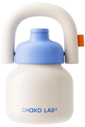 CHAKO LAB stainless steel vacuum insulated tumbler (White&Blue)