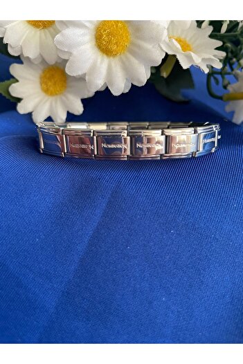 ODE STORE ITALIAN CHARM STEEL BRACELET