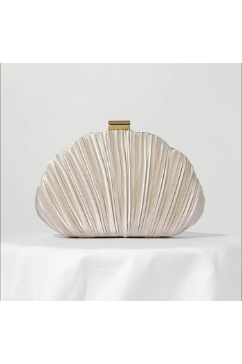 Clariss Oyster Satin Bag