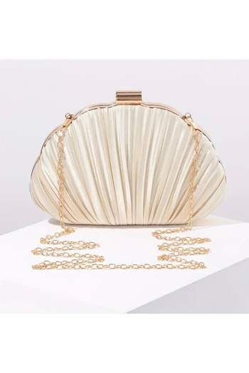Clariss Oyster Satin Bag