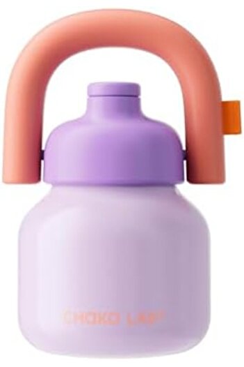 CHAKO LAB Water Bottle with Straw and Carry Handle | Wide Mouth vacuum insulated stainless steel Bot
