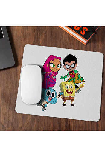 OEM Mousepad Teen Titans Gumball SpongeBob Robin Starfire