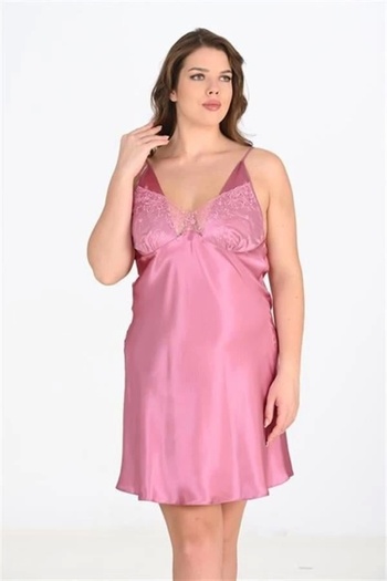 AHU Large Size 2-Piece Dried Rose Dressing Gown Set Large Size 6204