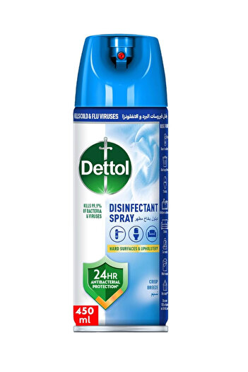 Dettol All in One Disinfectant Spray, Crisp Breeze Scent, 450ml
