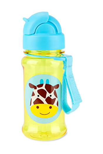 Skip Hop Tritan Water Bottle with Straw Giraffe