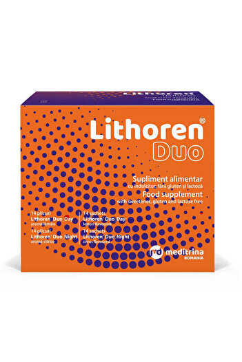 Other Lithoren Duo with citrus flavor, 28 sachets, Meditrina
