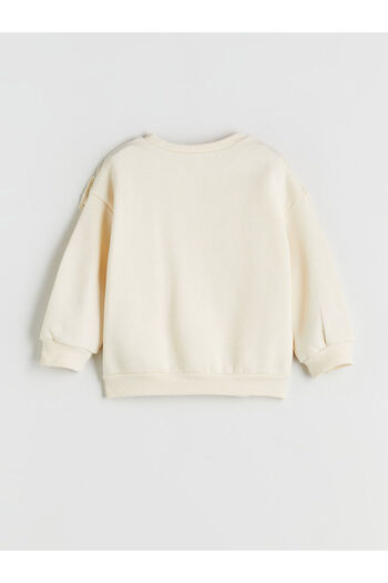 LC Waikiki New Season Crew Neck Long Sleeve Embroidered Girls' Sweatshirt