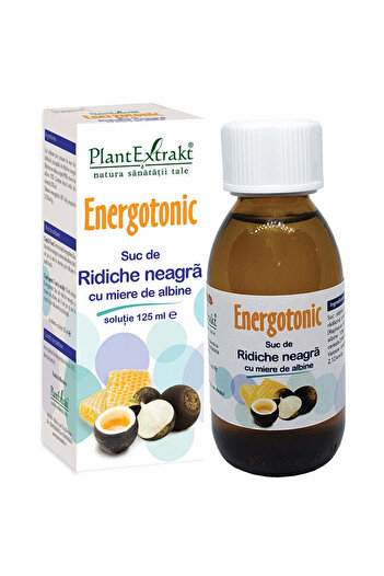 Plant Extrakt TM Energotonic black radish juice with honey, 125ml, Plant Extrakt