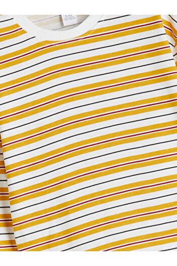 LC Waikiki Crew Neck Striped Boy T-Shirt
