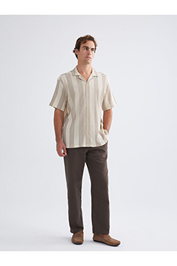 LC Waikiki Standard Fit Linen Look Men's Trousers
