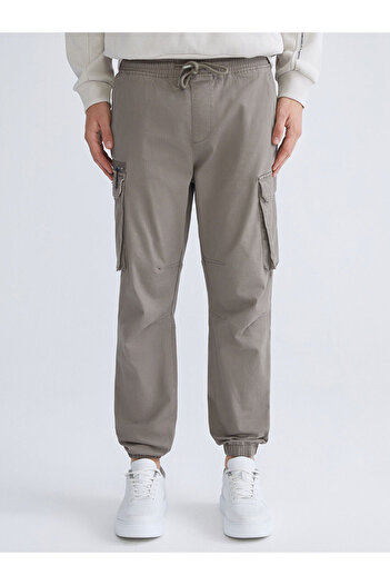 LC Waikiki Brown Standard Fit Men's Cargo Pants