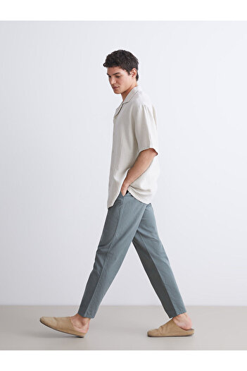 LC Waikiki Comfortable Linen Look Men's Trousers