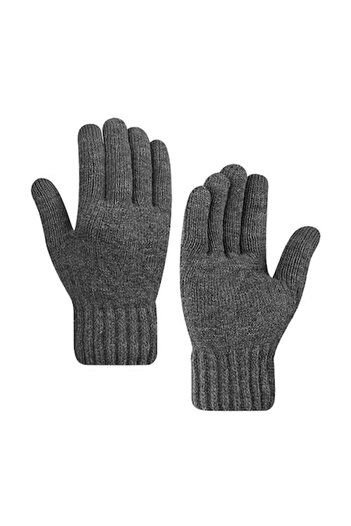 Stef's Cat Women's Gloves, Acrylic, Wool, Spandex, Gray,