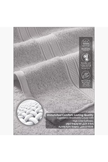 Generic DONETELLA 3-Piece 600 GSM Combed Cotton Bath Towel Set