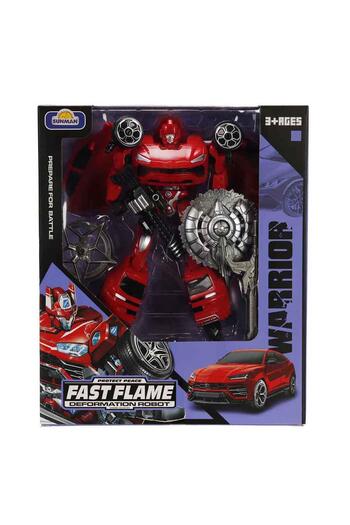 Sunman Transformer Police Robots Red