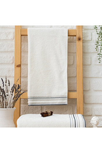 Schafer Home Rosy Armürlü Havlu 50x90 Cm 1 Parça-Krem