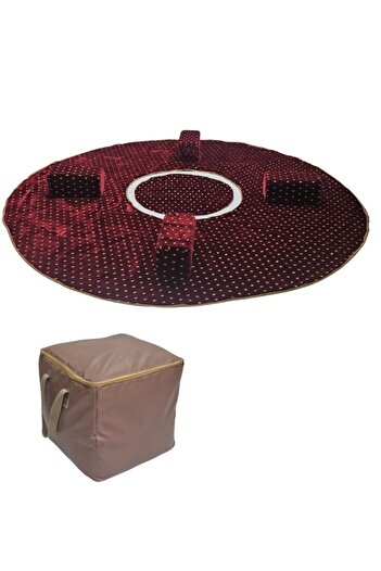 smart home A 6-piece heritage ground seating set suitable for travel, camping, and gardening, 300x300cm