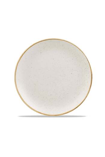 CHURCHILL Stonecast Evolve Ceramic Coupe Plate – 28.8 cm, Barley White