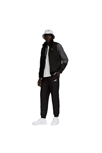 Puma Woven Colorblock Men's Black Casual Style Tracksuit Set 68817301