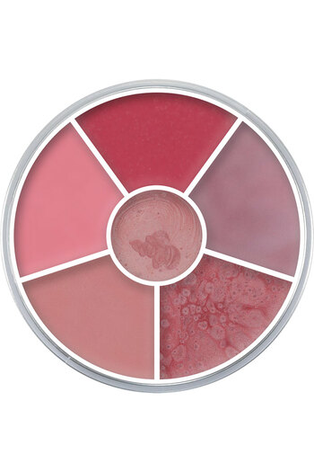 Kryolan Kryoline 6-Color Practical Wheel Lipstick in E