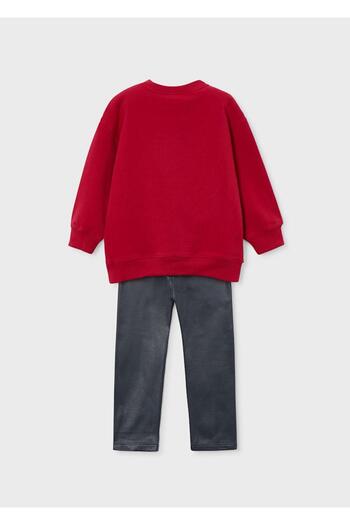 MAYORAL Girl's Tights Set 4-8 Years Old Red