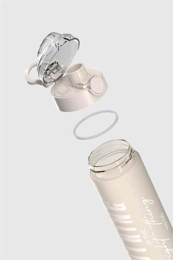 Renga Saga Loop Yazı Desenli 630 ml Mat Tritan Matara 912137 Bej