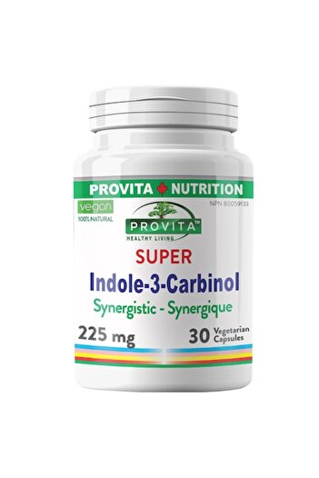 Provita Nutrition Indole-3-Carbinol Sinergistic Forte 225 mg, 30 Capsules,