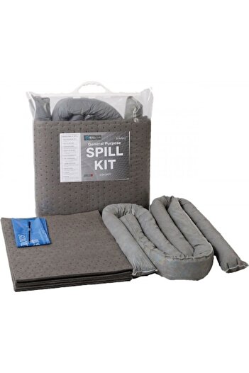 Oel Kleen Kit universal de interventie rapida pentru scurgeri de lichide industriale - 70L gri