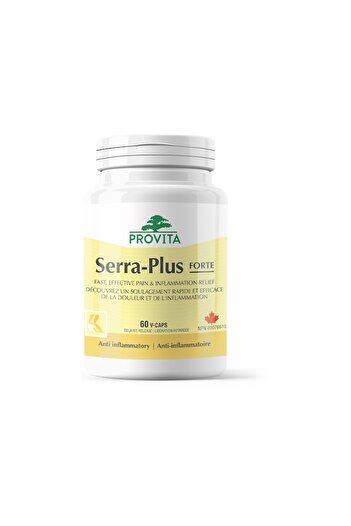 Provita Nutrition Serra Plus (Serrapeptase), 60 gastro-resistant capsules