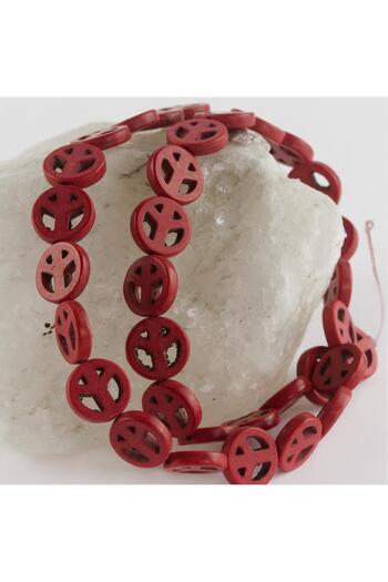 ZERO LAND Msa-Shop 20 mm Turquoise Stone-Red