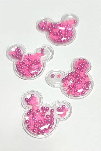 ZERO LAND Hn-Shop Teddy Bear Transparent Figure 1 Piece-Pink