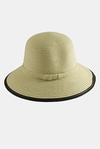 ZERO LAND Hn-Shop Straw Beach Hat-Beige
