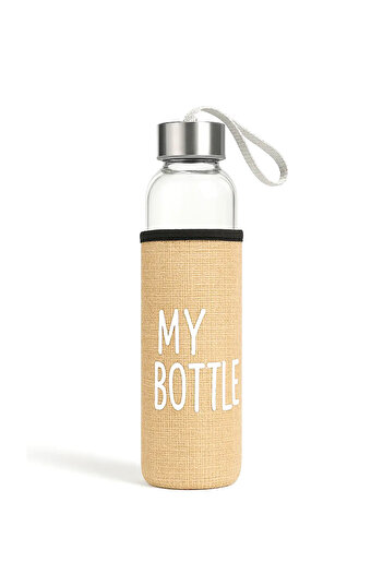 Bisbell Glass Water Bottle 750ML with Cover,Eco-Friendly Drinking Bottle, Leak-Proof,BPA-Free,BB1436