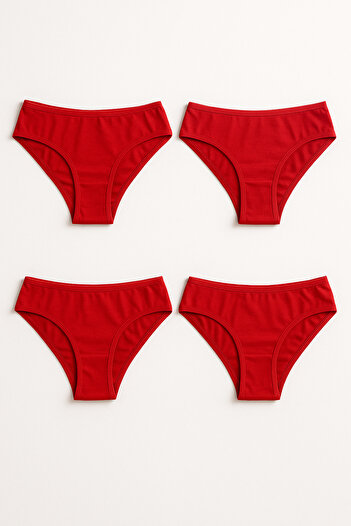 BALDOMERO Women's Daily Slip Panties 4-Pack – Comfortable Cotton