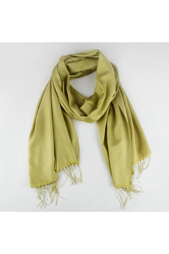ZERO LAND Msa-Shop Reversible Shawl-Green